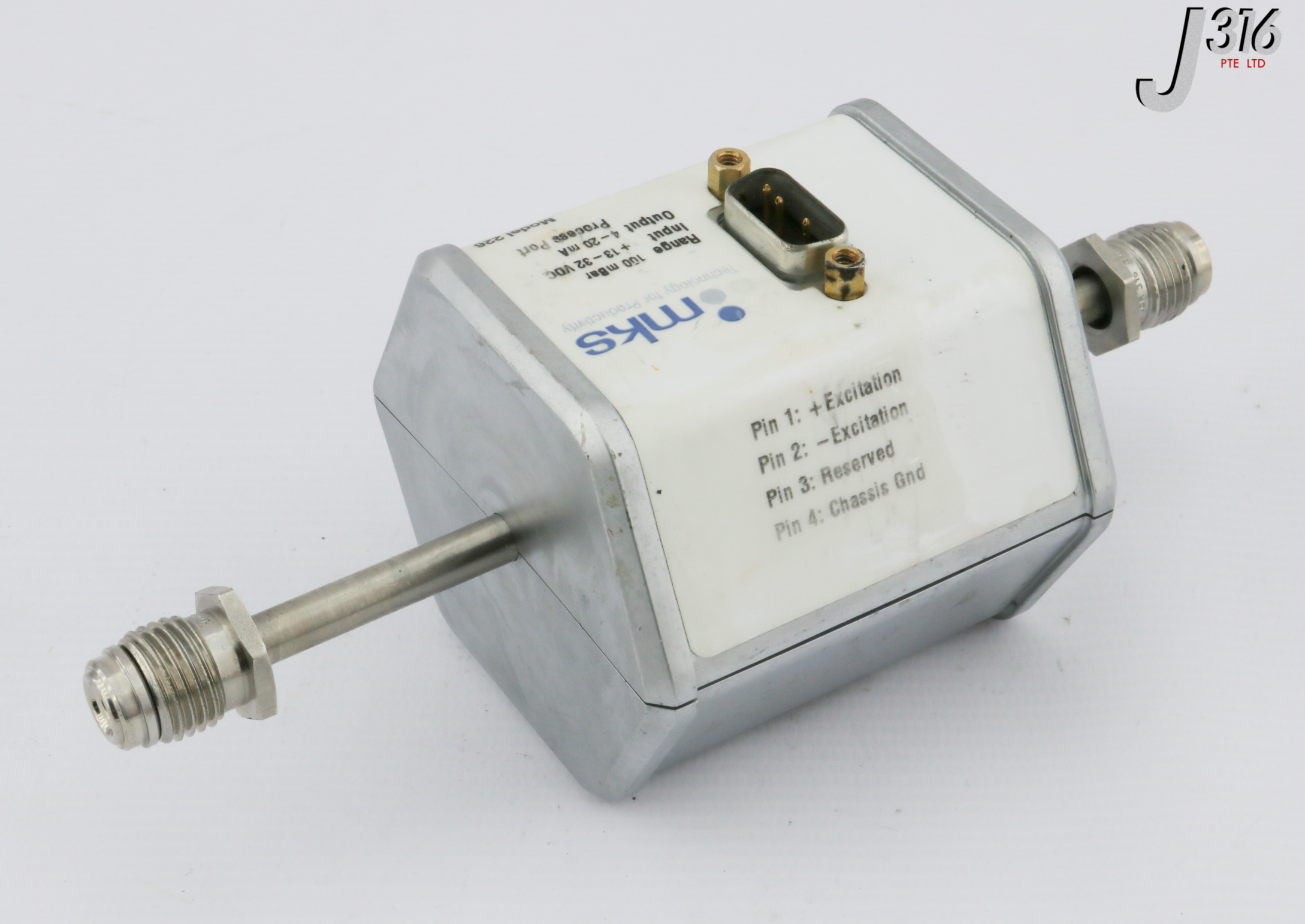 T391 MKS DIFFERENTIAL PRESSURE TRANSDUCER, MODEL 226, 100mBar 226A ...